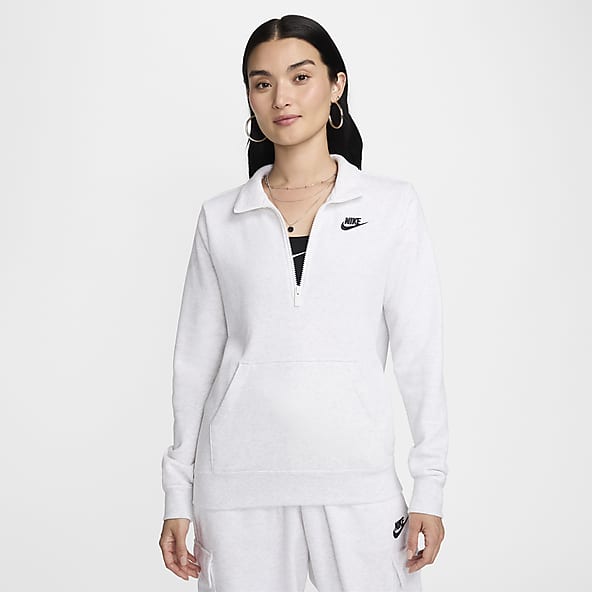 White nike quarter zip womens cheap